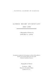 ALFRED HENRY STURTEVANT - National Academy of Sciences