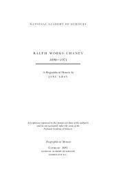 RALPH WORKS CHANEY - The National Academies Press