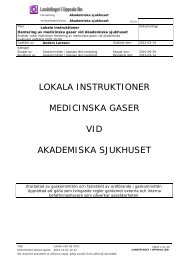 lokala instruktioner - Landstinget i Uppsala lÃ¤n