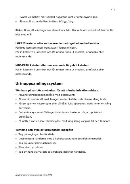 Hygienrutiner inom kommunal vÃ¥rd i Uppsala lÃ¤n - Landstinget i ...