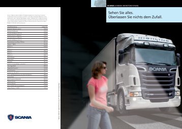 Scania Kamera-Monitorsysteme