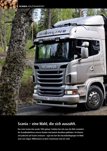 Scania Holztransport