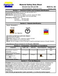 MSDS - Smooth Cast 385