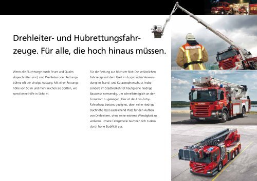 Scania Feuerwehrfahrzeuge