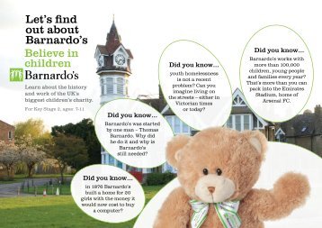 Let's find out about Barnardo's