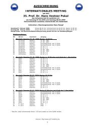 35. Prof. Dr. Hans Vestner Pokal - SC Zwiesel