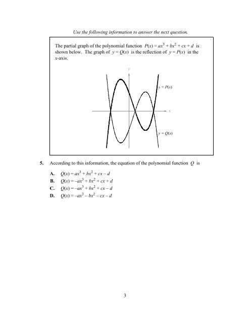 Mathematics 30 June 1999 Grade 12 Diploma Exam