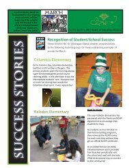 SU C CESS ST O RIES SU C CESS ST O RIES - School District 67