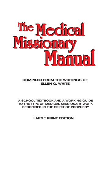 Medical Missionary Manual - SDADefend