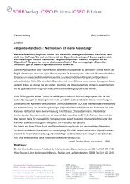 Medienmitteilung lang [PDF] - SDBB