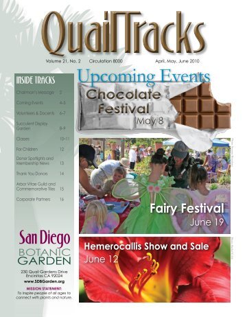 Upcoming Events - San Diego Botanic Garden