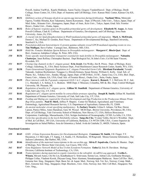 Society for Developmental Biology 69th Annual Meeting