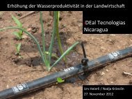 iDEal Tecnologias Nicaragua - SDC Water Network