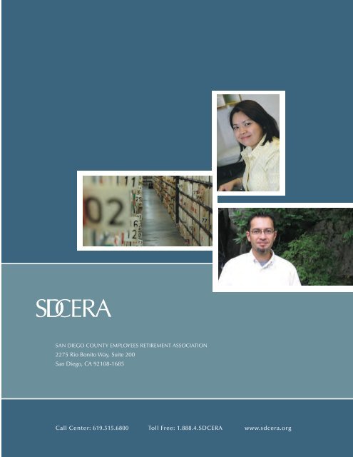 Retirement Plan booklet - sdcera