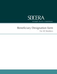 Beneficiary Designation form - sdcera