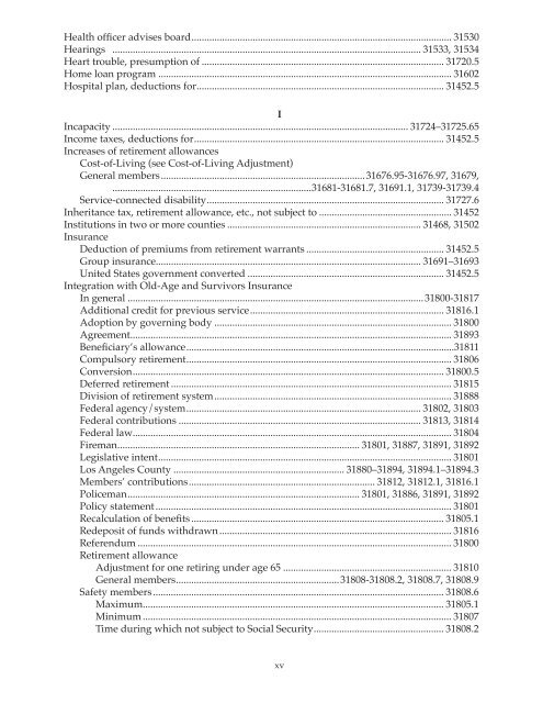 County Employees Retirement Law of 1937 (CERL) - sdcera