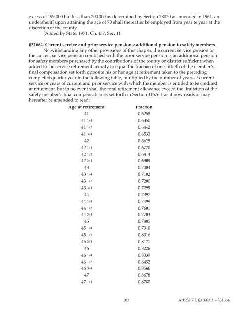 County Employees Retirement Law of 1937 (CERL) - sdcera