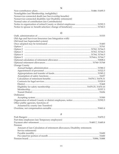 County Employees Retirement Law of 1937 (CERL) - sdcera