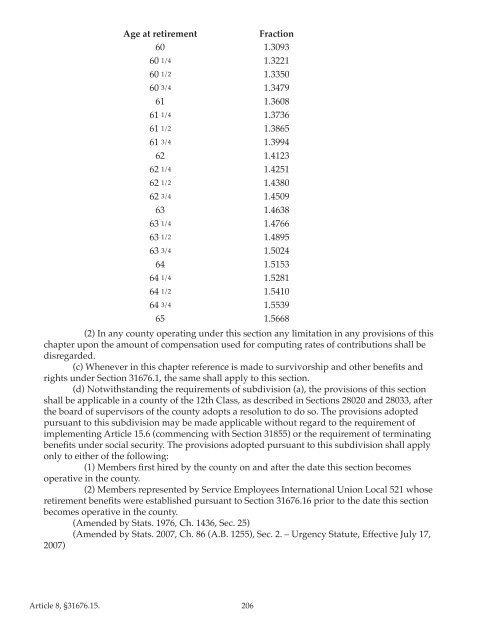 County Employees Retirement Law of 1937 (CERL) - sdcera