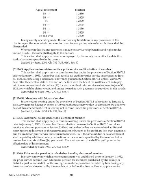 County Employees Retirement Law of 1937 (CERL) - sdcera