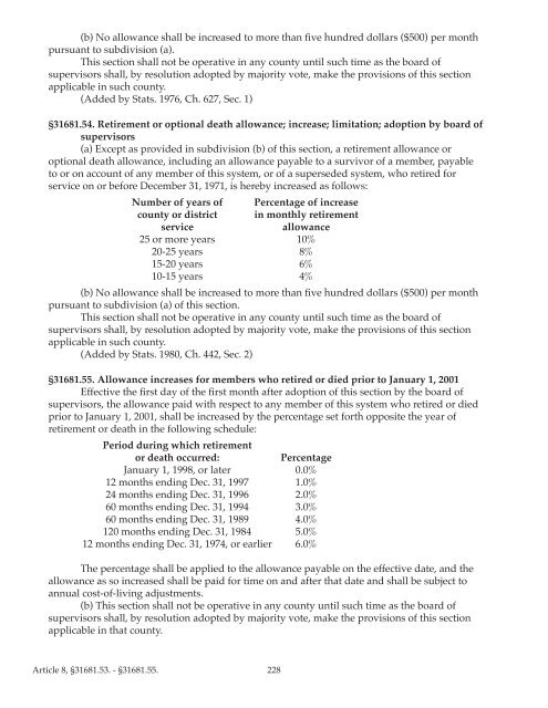 County Employees Retirement Law of 1937 (CERL) - sdcera