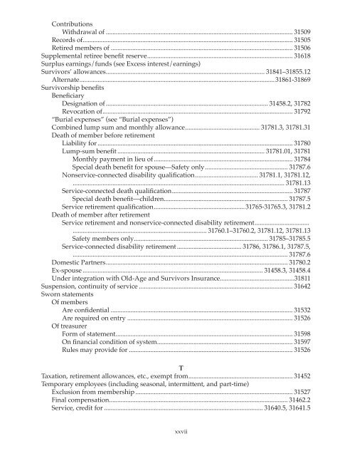 County Employees Retirement Law of 1937 (CERL) - sdcera