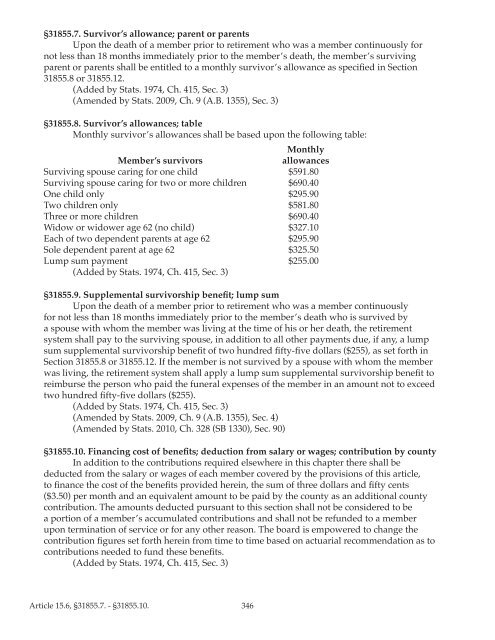 County Employees Retirement Law of 1937 (CERL) - sdcera