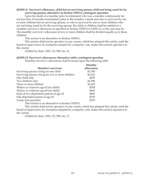 County Employees Retirement Law of 1937 (CERL) - sdcera