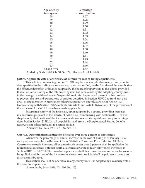 County Employees Retirement Law of 1937 (CERL) - sdcera