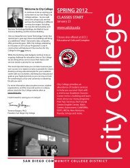 SPRING 2012 - San Diego City College