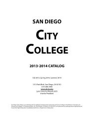 Course Catalog - San Diego City College