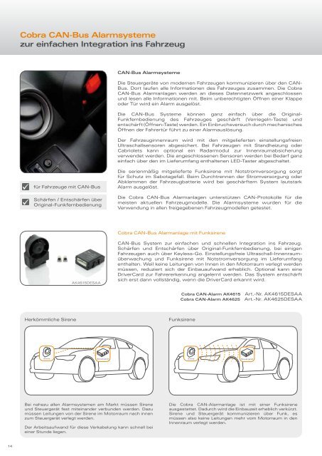 Cobra Automotive Technologies ... - Caratec GmbH