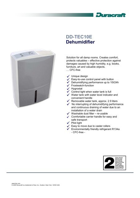 DD-TEC10E Dehumidifier - mixofthings