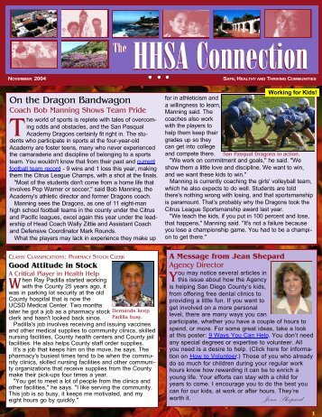 HHSA Connection - County of San Diego