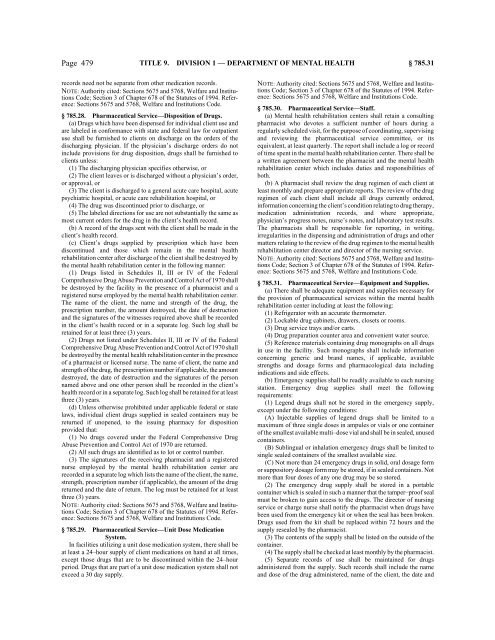 CALIFORNIA CODE OF REGULATIONS - State of California