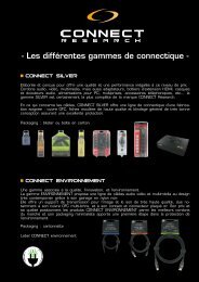 Les diffÃ©rentes gammes de connectique - SDE Distribution SDE ...