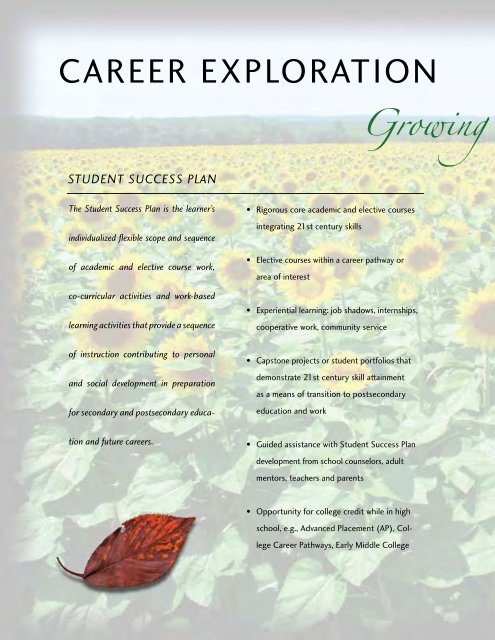 Connecticut Career Pathways - Seasons of Change and Transition