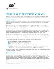 What To Do If Your Power Goes Out - San Diego Gas & Electric