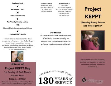 Project KEPPT Mobile - San Diego Humane Society and SPCA