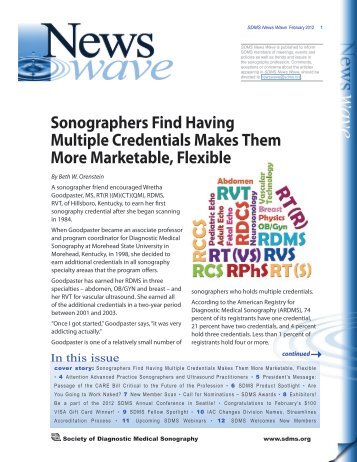 Sonographers Find Having Multiple Credentials Makes Them More ...