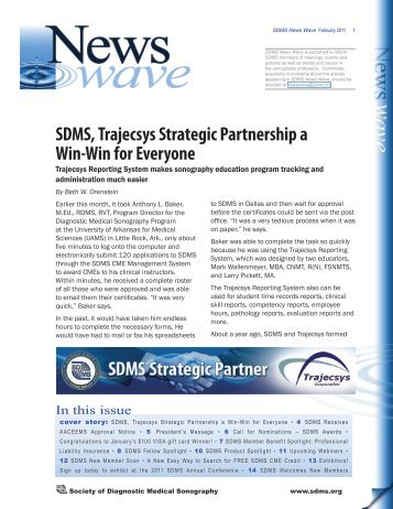 SDMS, Trajecsys Strategic Partnership a Win-Win for Everyone