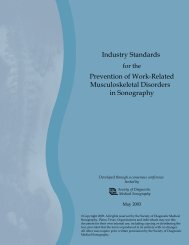 Industry Standards - Society of Diagnostic Medical Sonography