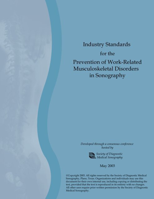 Industry Standards - Society of Diagnostic Medical Sonography