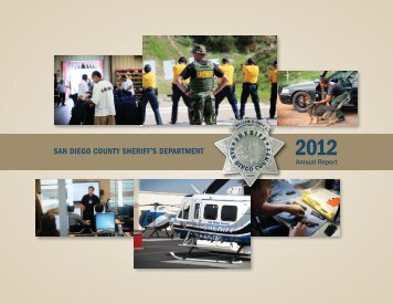 2012 Annual Report - San Diego County Sheriff's Department