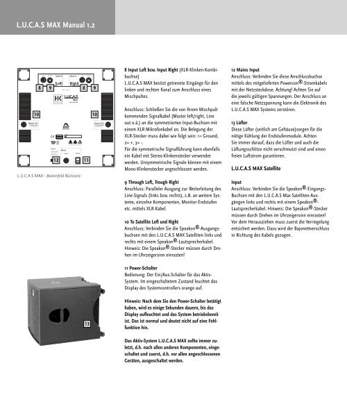 Manual 1.2 - SDS Music Factory AG