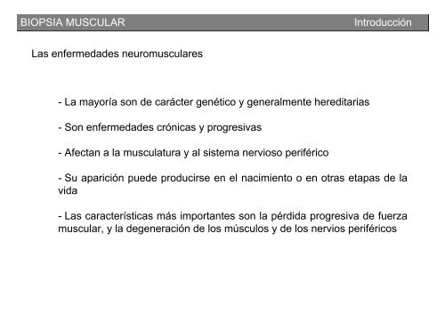 Metodología y técnicas para el estudio de enfermedades musculares