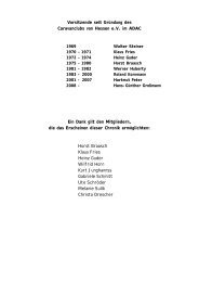 Der Vorstand im Jubiläumsjahr 1 9 7 4 - Caravanclub von Hessen e.V.
