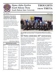 Thoughts from SD Theta- April 2011 Vol. 40/No. 1 (Color Low ...