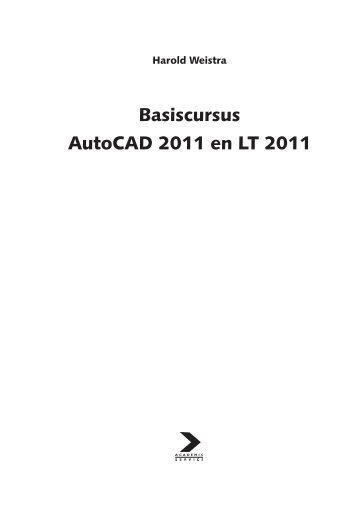 Basiscursus AutoCAD 2011 en LT 2011 - Sdu