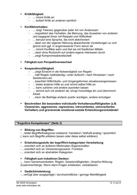 Hilfetexte zum SonderpÃ¤dagogischen Gutachen - AK SDW Schwaben